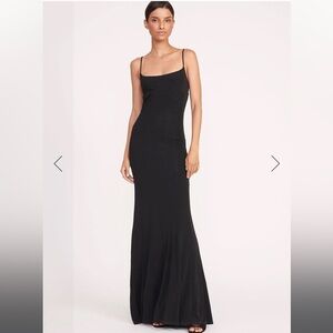 STAUD Lauren Dress Black - Small